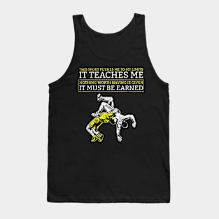 it must be earned wrestling Tank Top